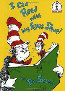 Can read with - with, eyes